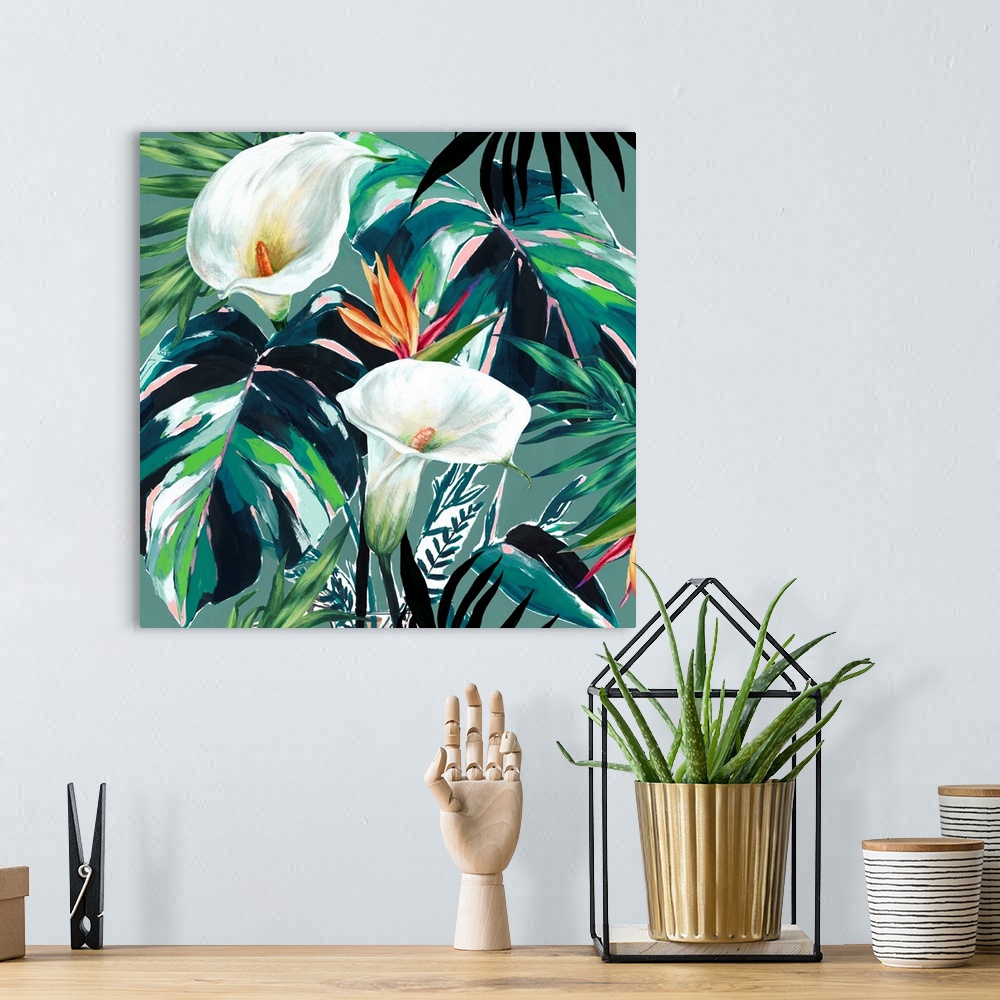 A bohemian room featuring White Lily Paradise