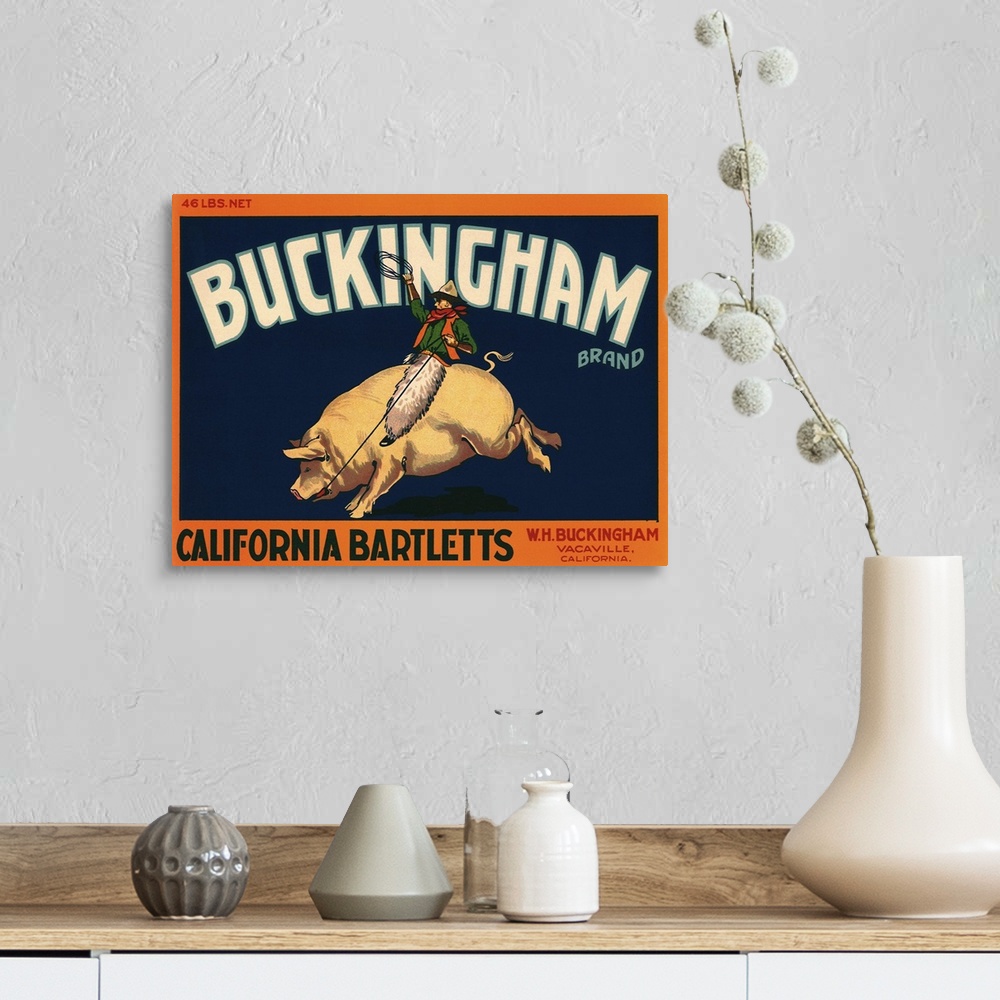 A farmhouse room featuring Buckingham Brand
