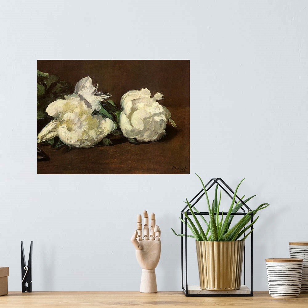 A bohemian room featuring Bunch of Peonies and Pruning shears