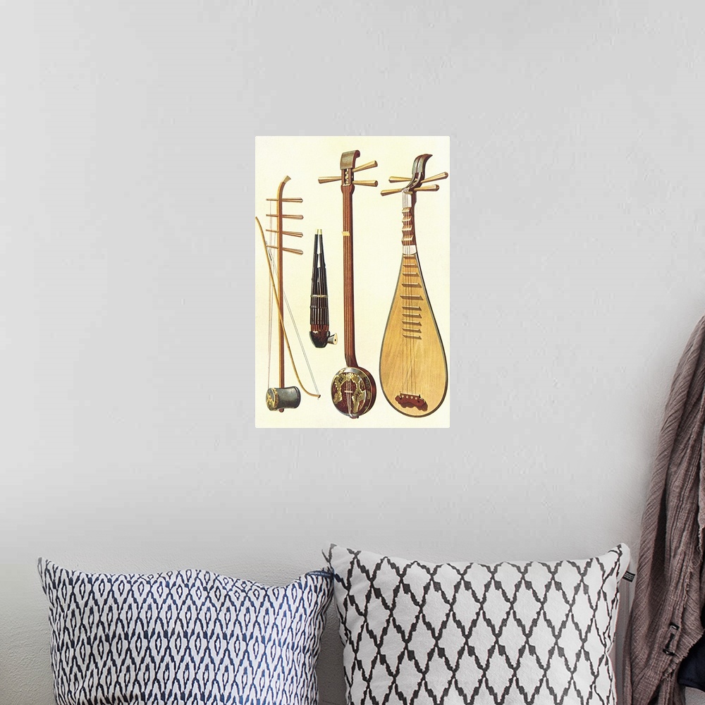 A bohemian room featuring Chinese Strings