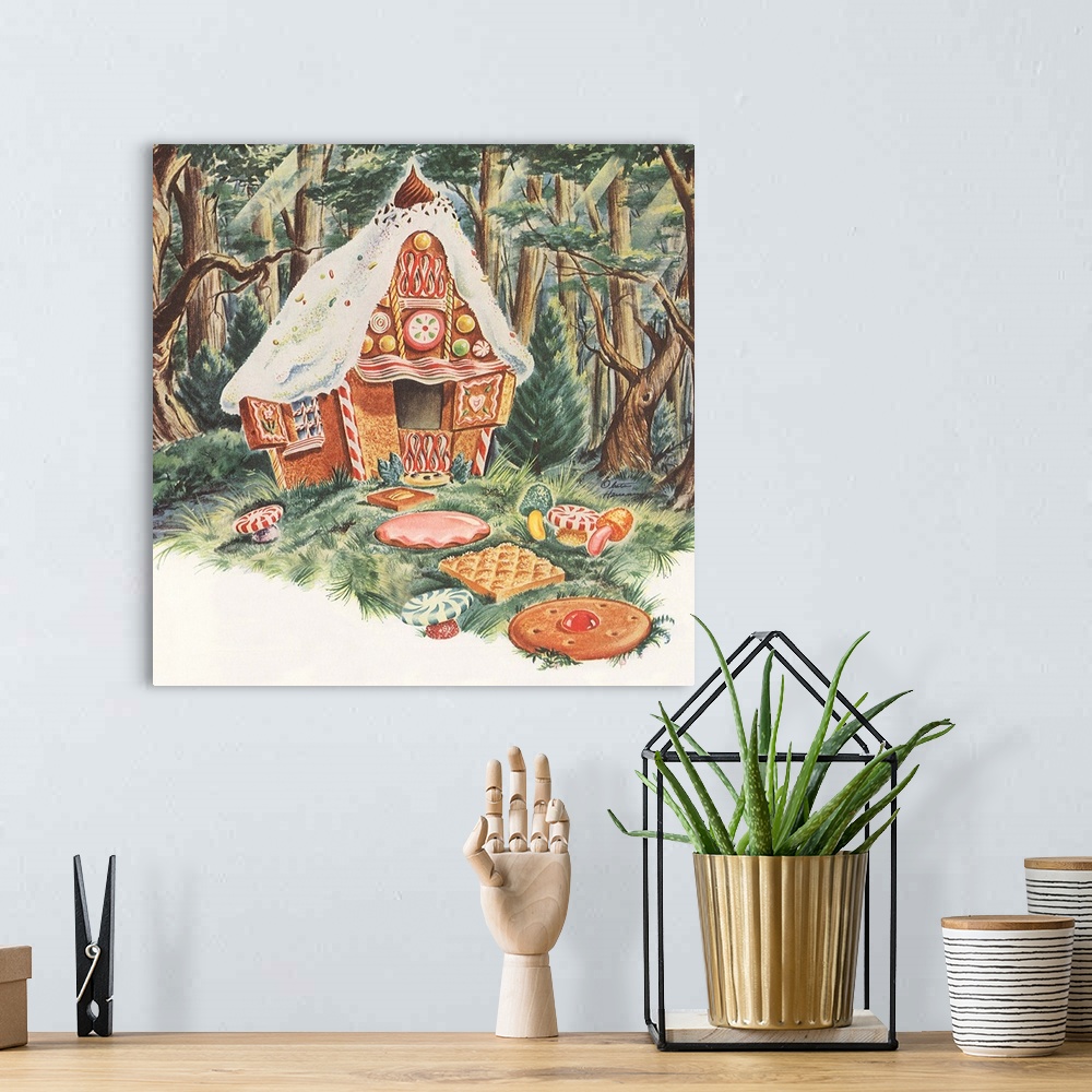 A bohemian room featuring Gingerbread House
