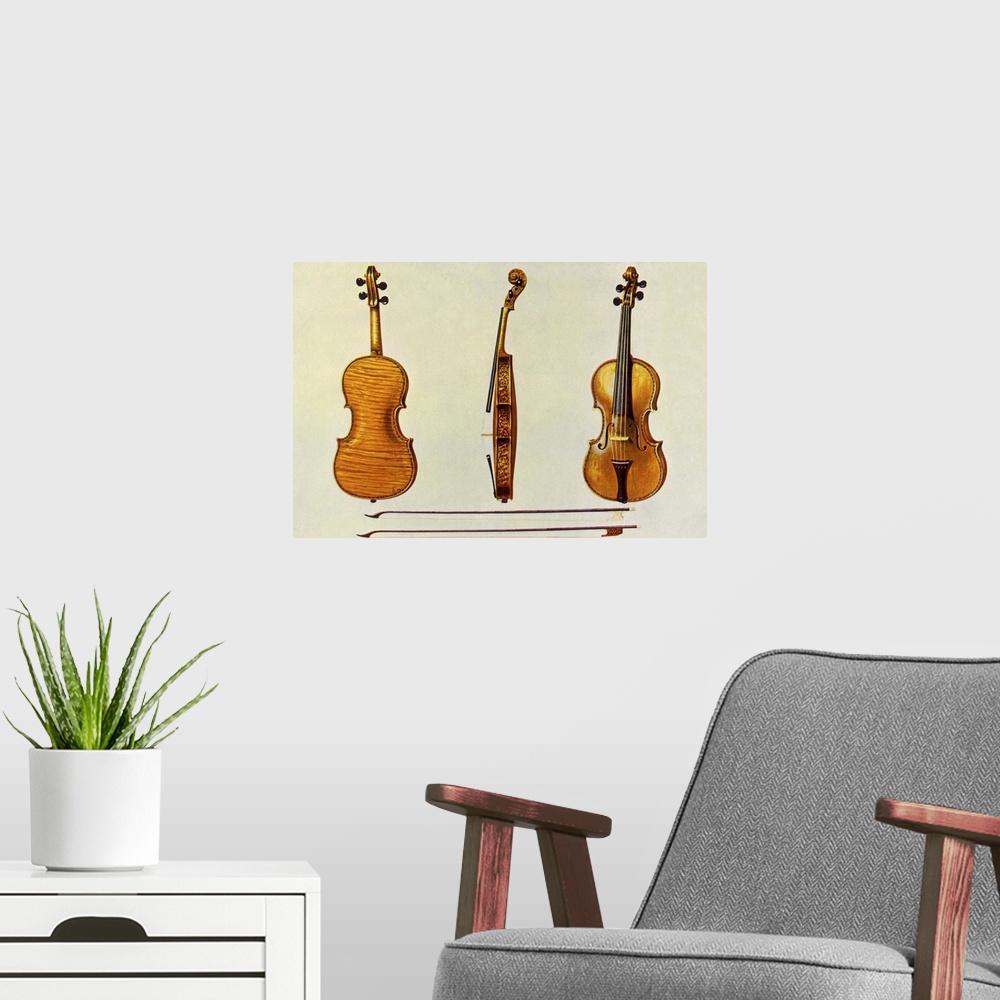 A modern room featuring Hellier Stradivarius