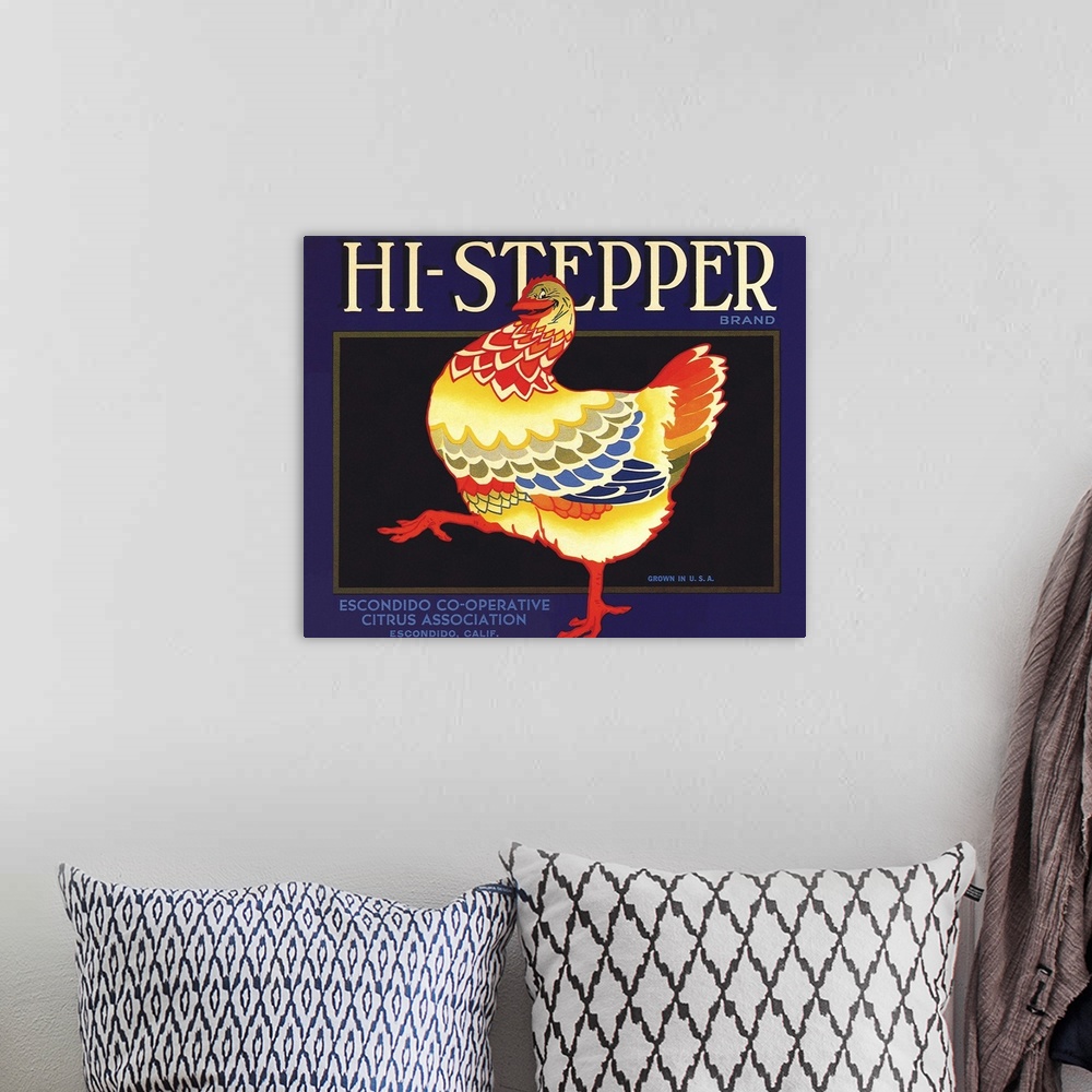 A bohemian room featuring Hi-Stepping Chicken