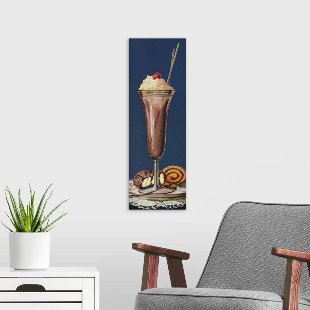 A modern room featuring Ice Cream Float
