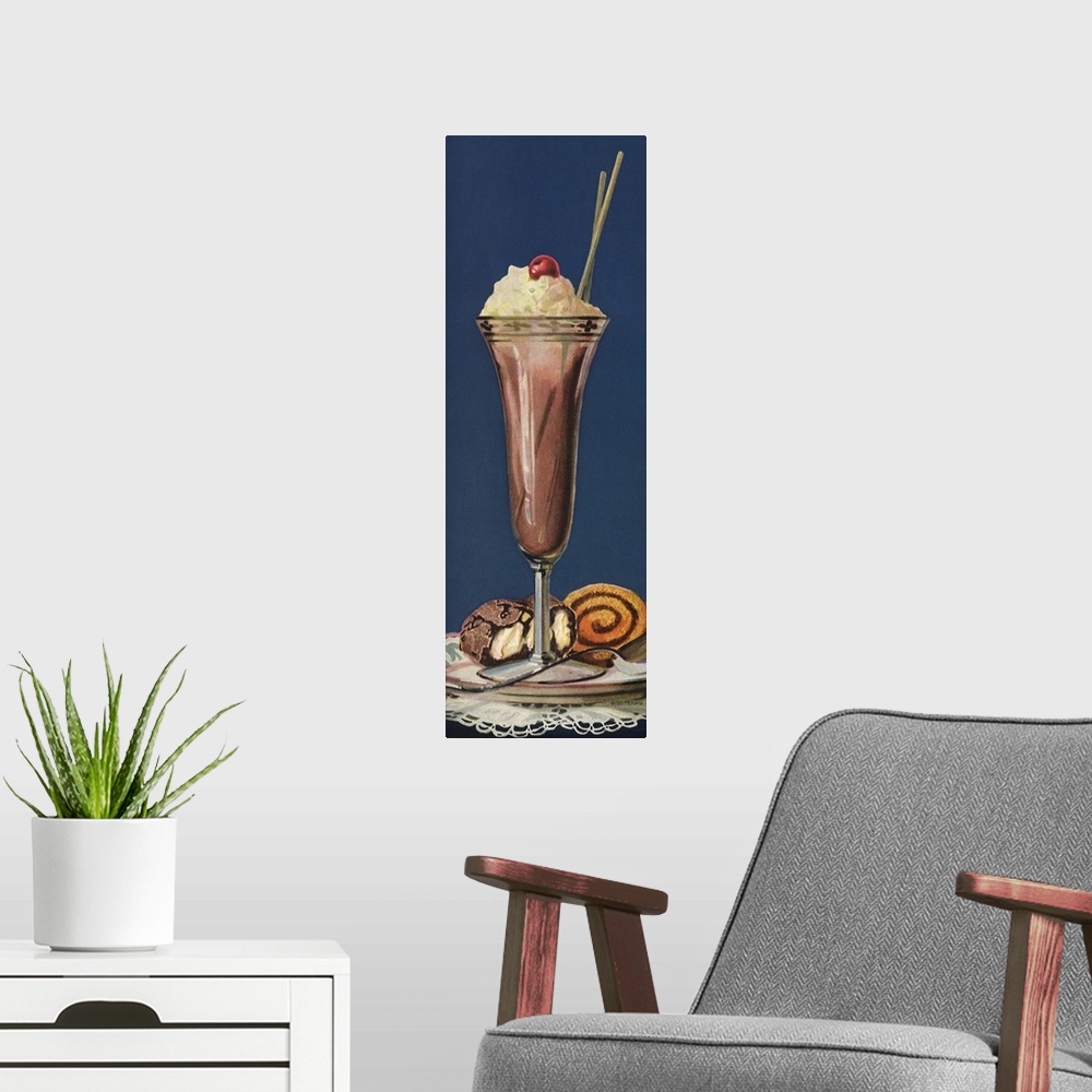A modern room featuring Ice Cream Float