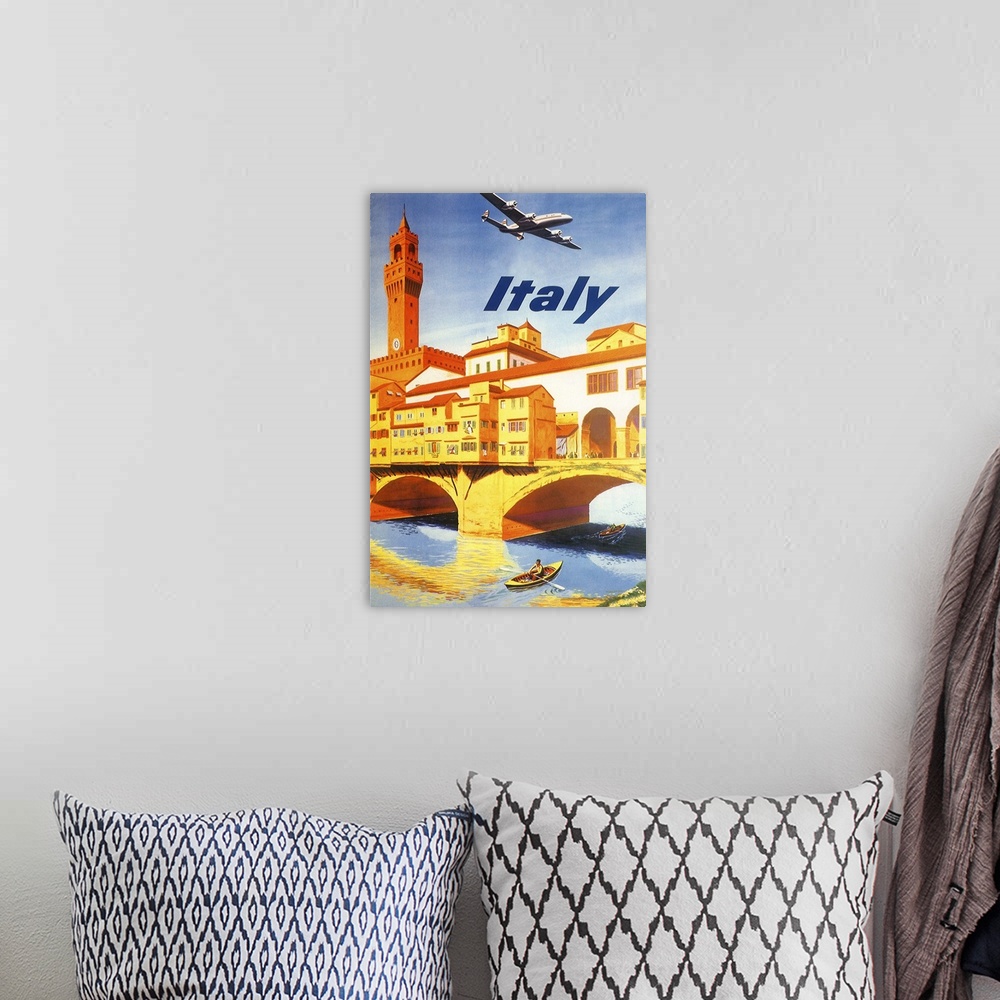 A bohemian room featuring Italy: Ponte Vecchio, Florence