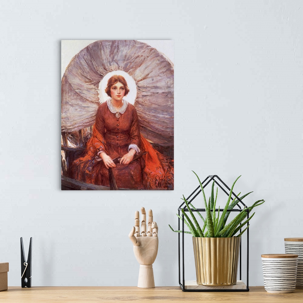 A bohemian room featuring Madonna of the Prairie