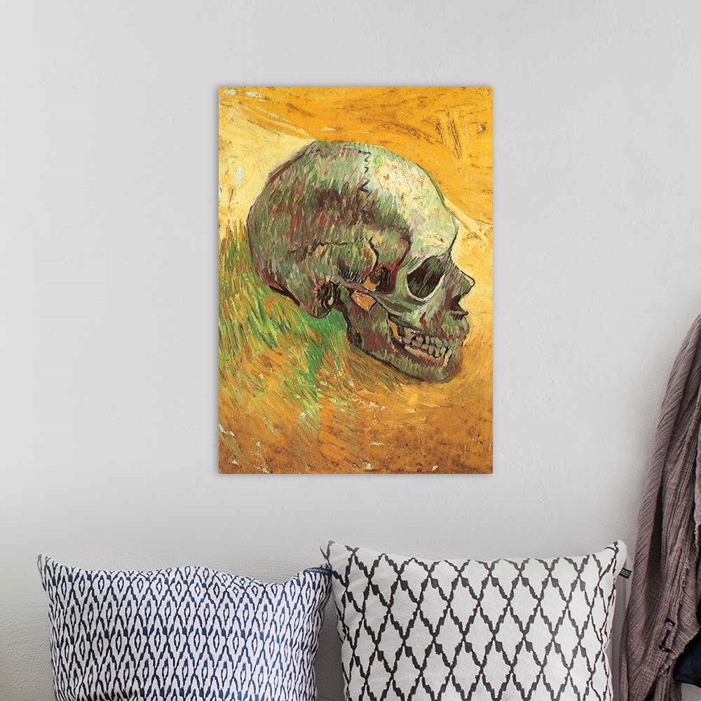 A bohemian room featuring Skull