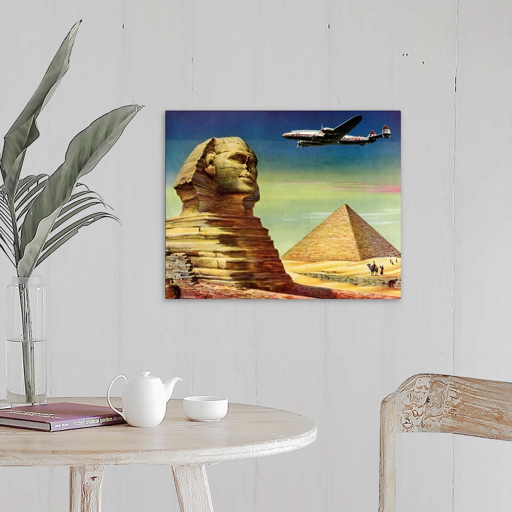 A farmhouse room featuring Sphinx and Pyramid