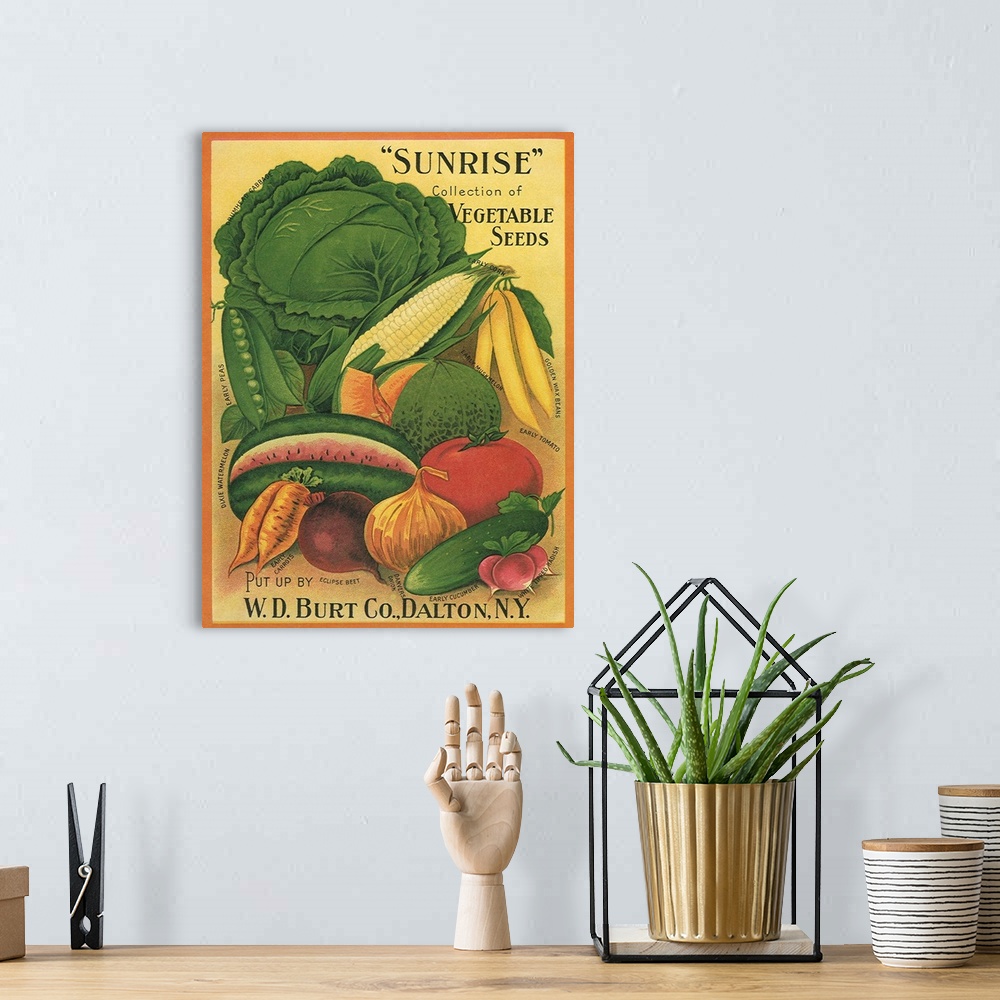 A bohemian room featuring Vegetables