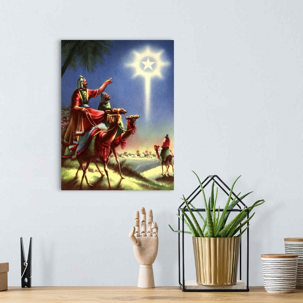 A bohemian room featuring Wise Men and Star