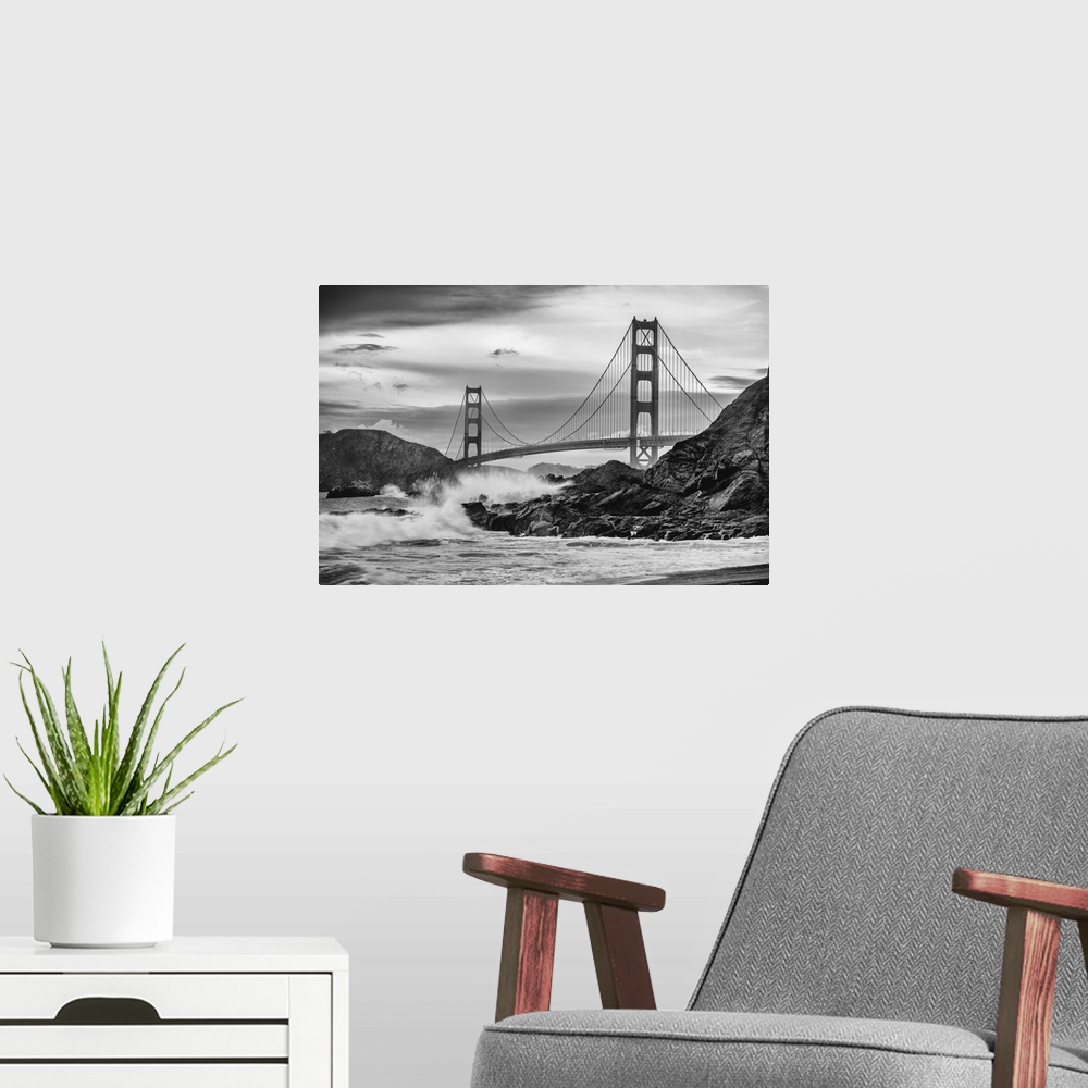 A modern room featuring A Bridge to Remember