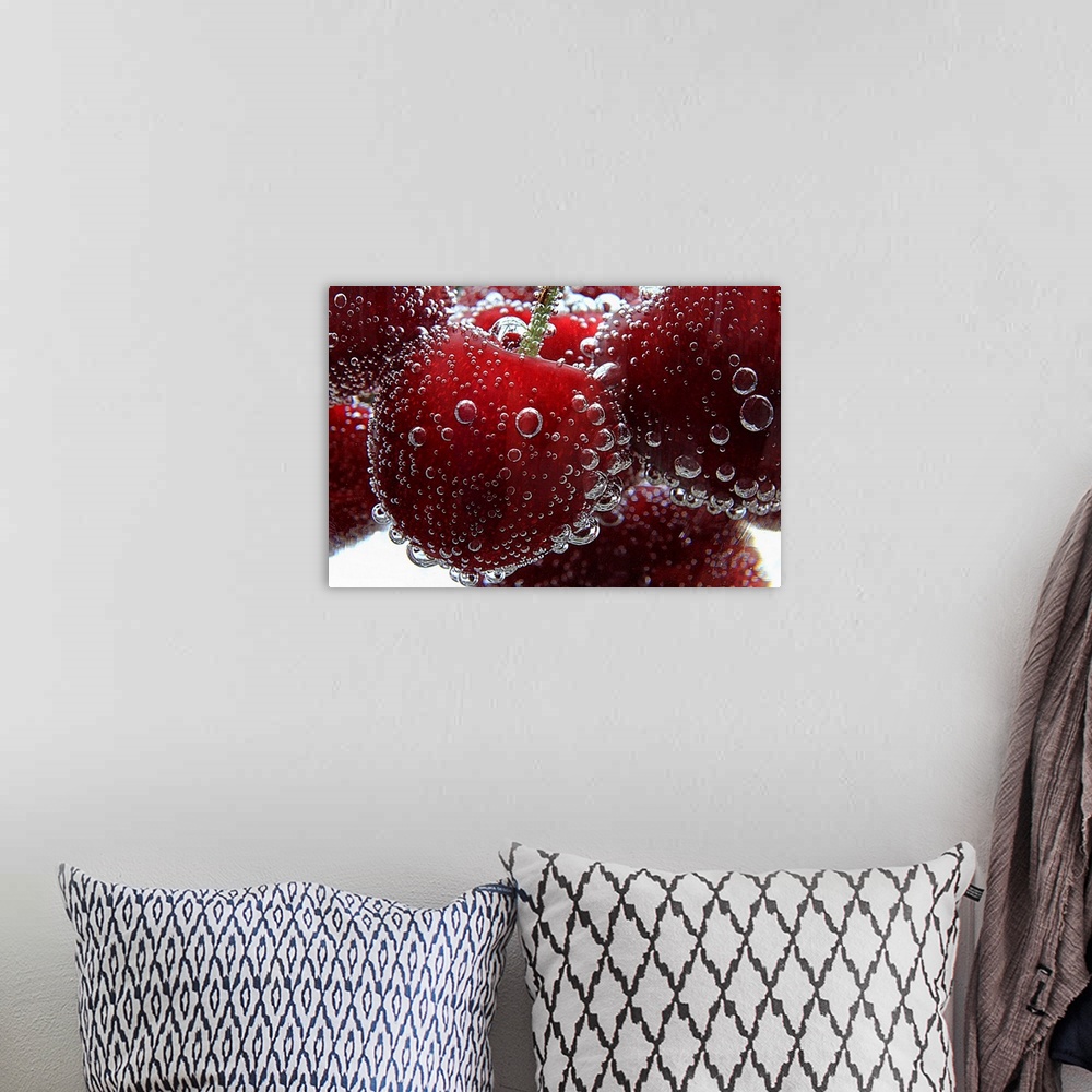 A bohemian room featuring Cherries