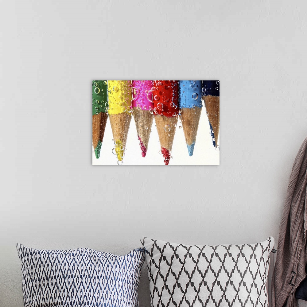 A bohemian room featuring Color Pencil In Soda Water