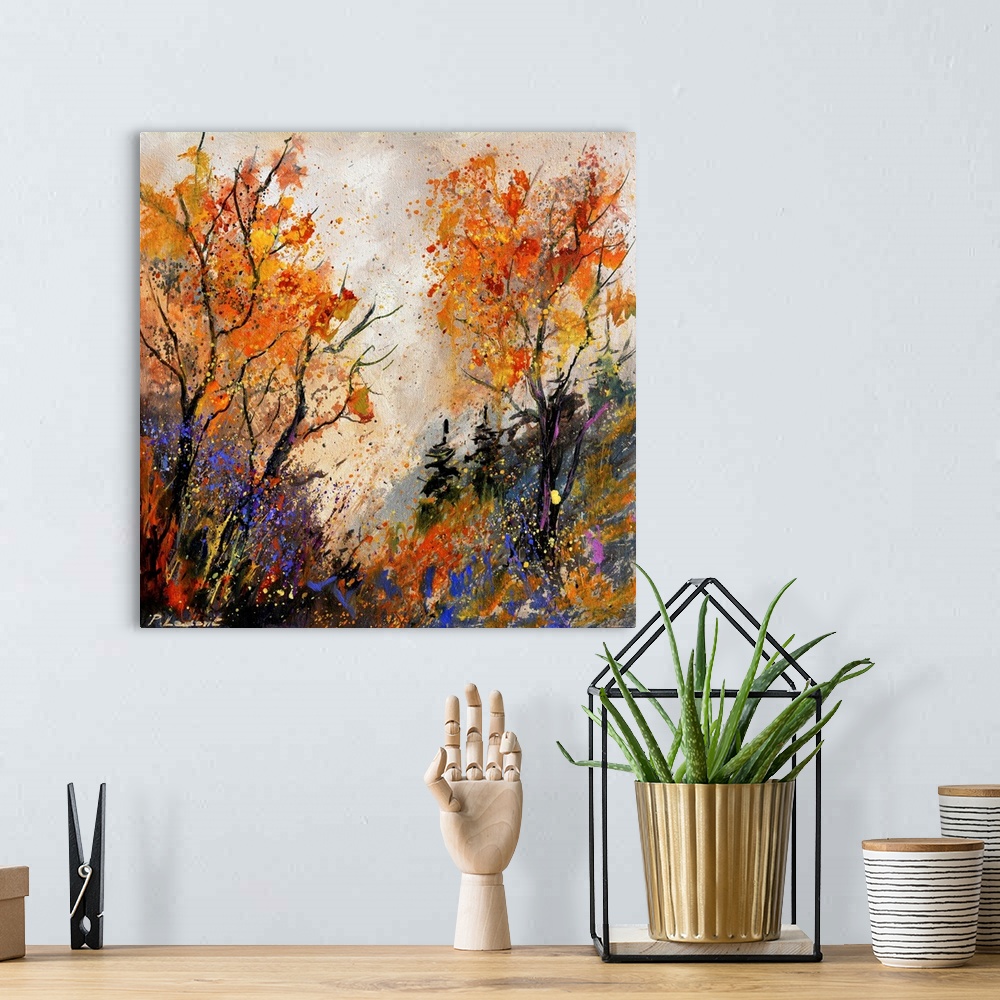 A bohemian room featuring Autumn In The Wood 44