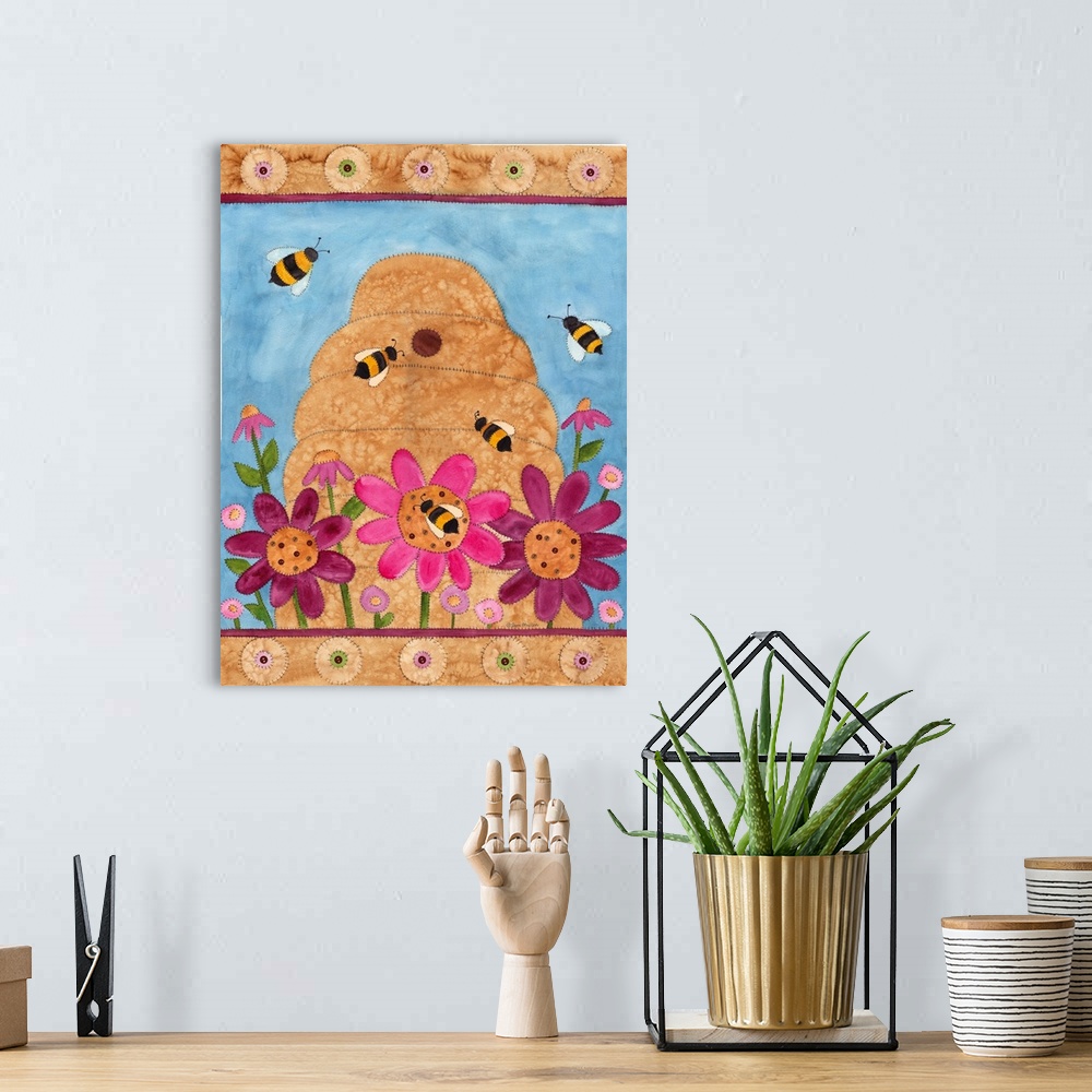 A bohemian room featuring Busy Bees