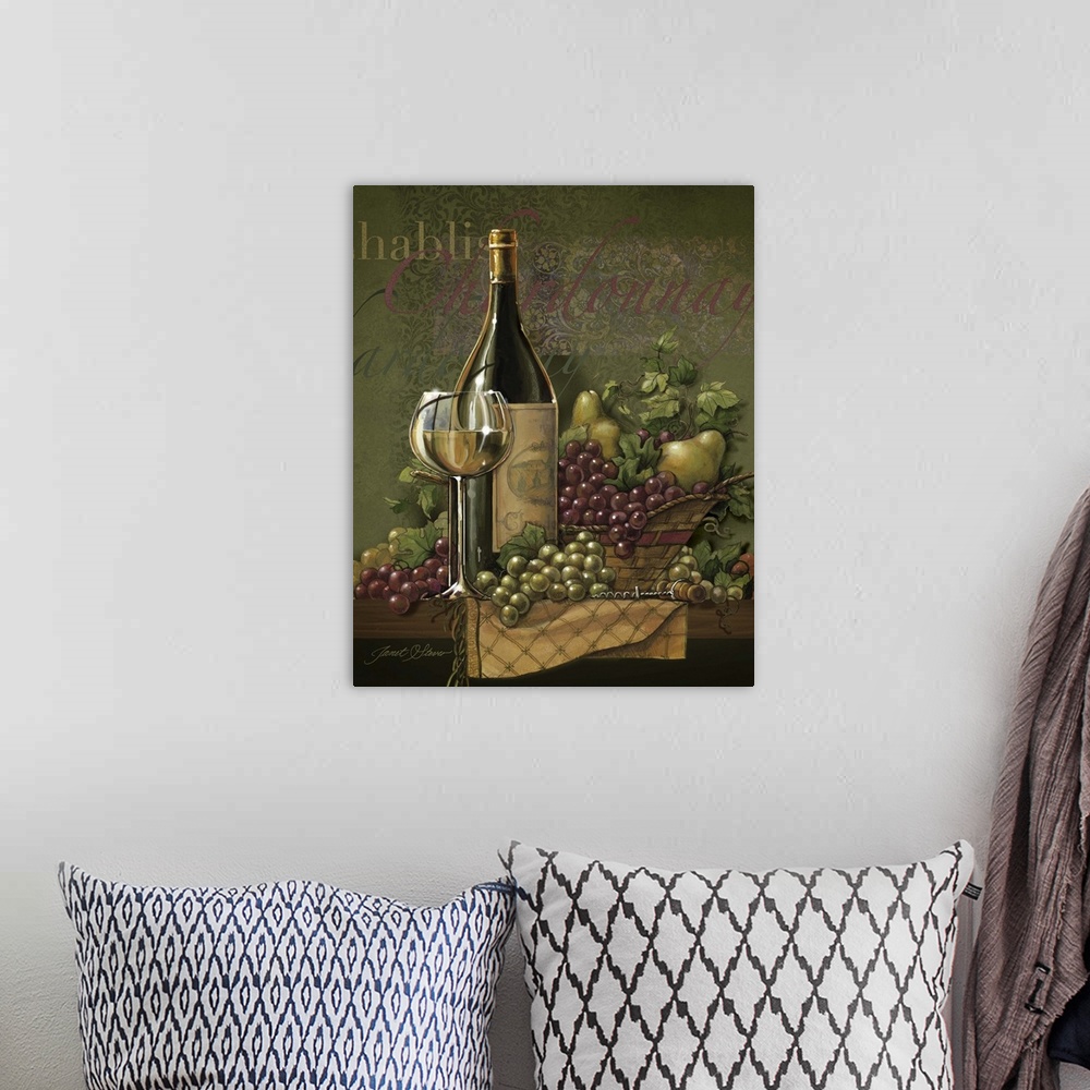 A bohemian room featuring Chardonnay