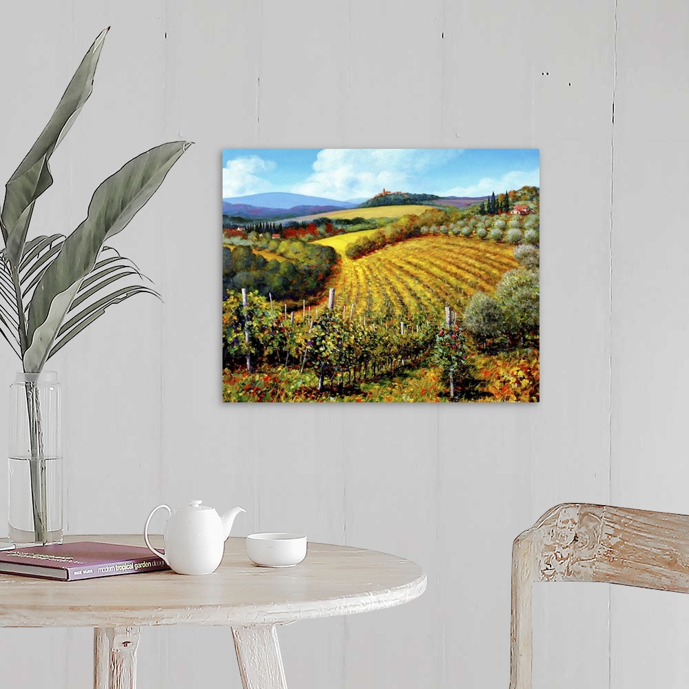 A farmhouse room featuring Chianti Vineyards