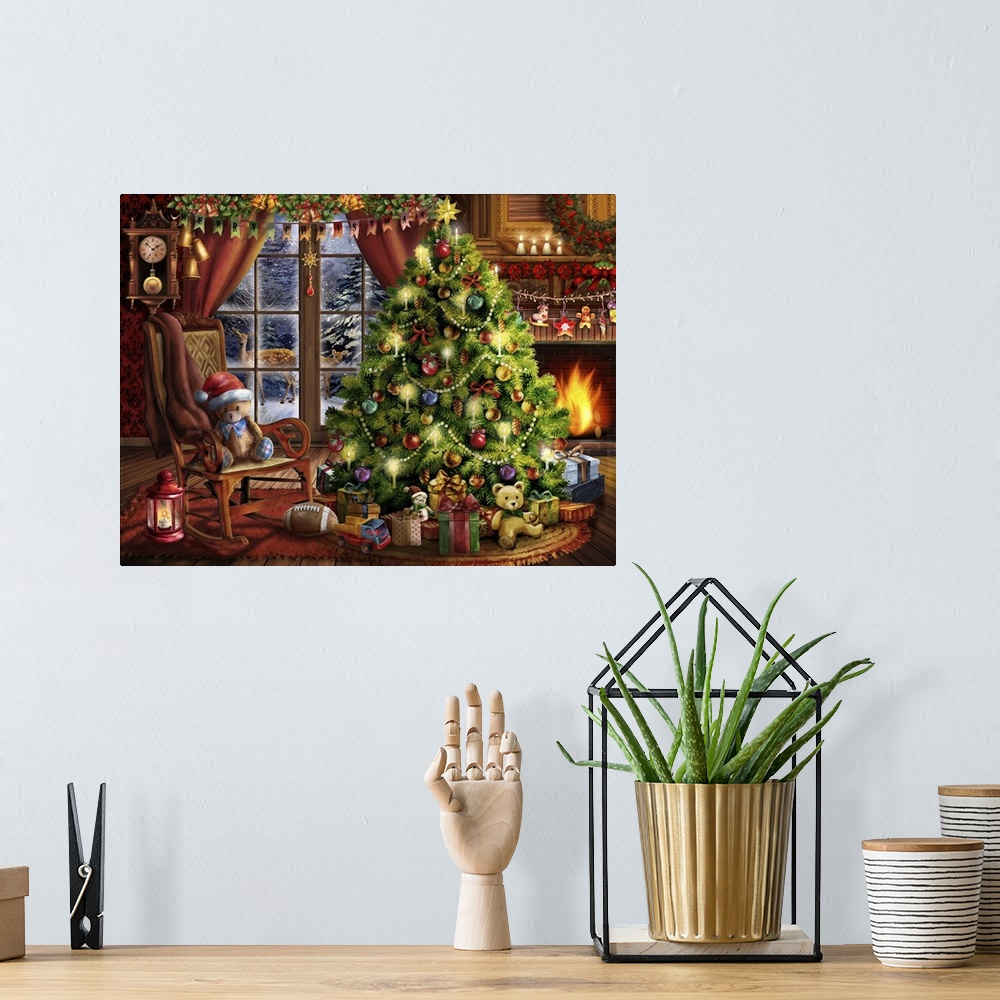 A bohemian room featuring Christmas Memories