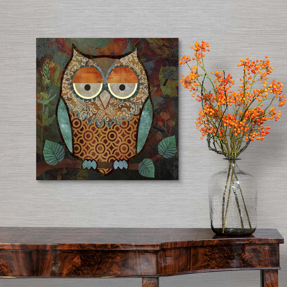 A traditional room featuring Decorative Owls