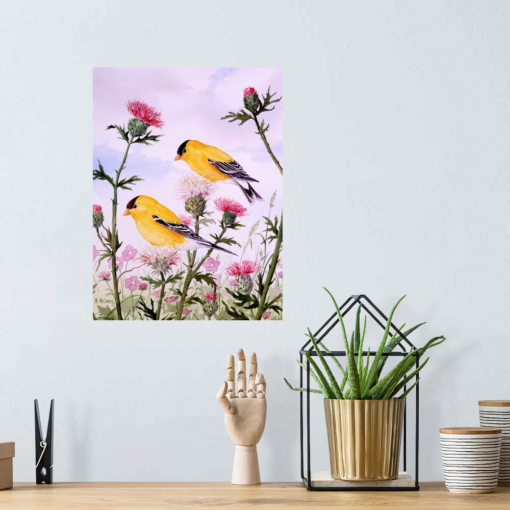 A bohemian room featuring Goldfinch And Thistle