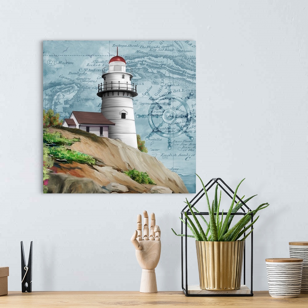 A bohemian room featuring Lighthouse V