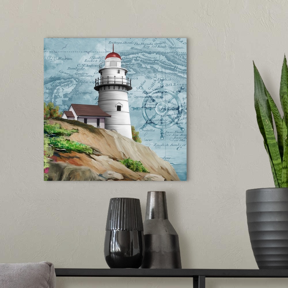 A modern room featuring Lighthouse V
