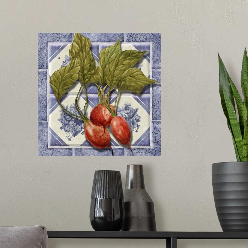 A modern room featuring Radishes Tile