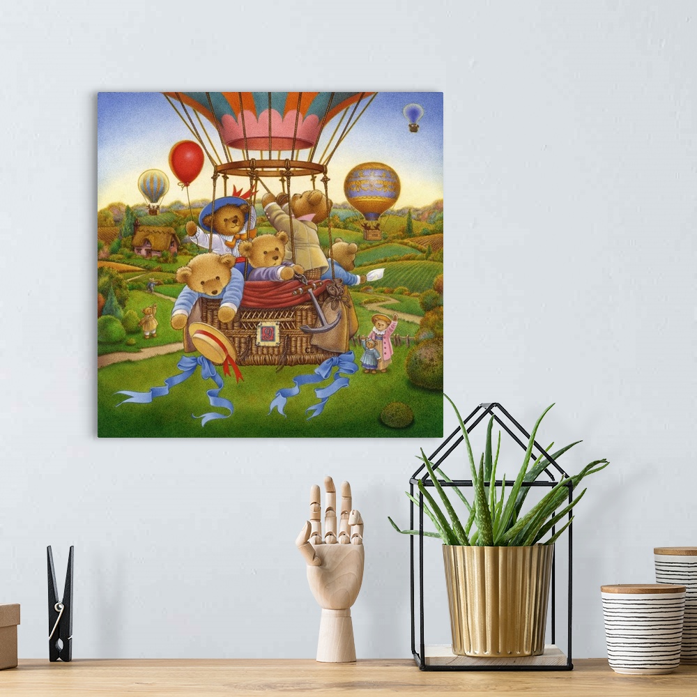 A bohemian room featuring The Balloon Ride