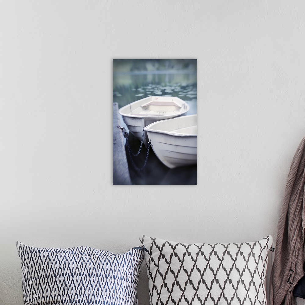A bohemian room featuring Boats