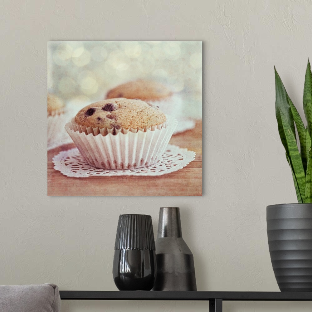 A modern room featuring Muffins