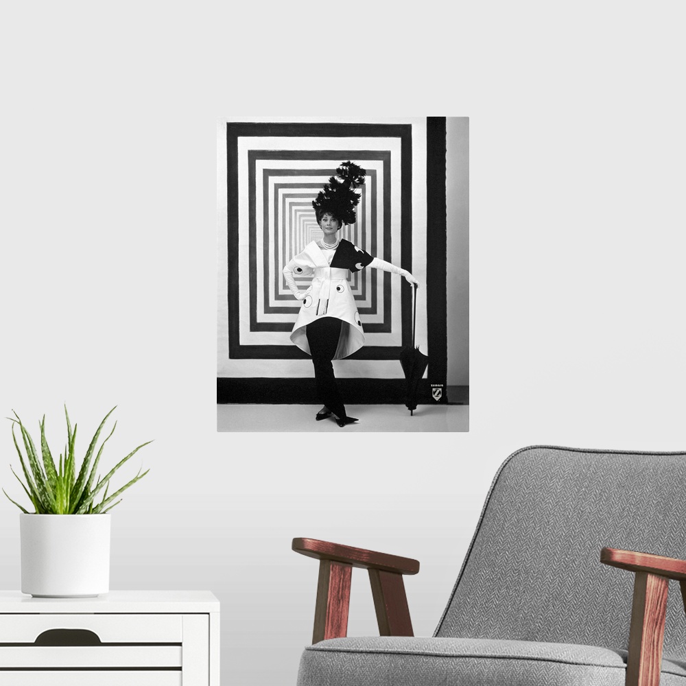 A modern room featuring Audrey Hepburn B