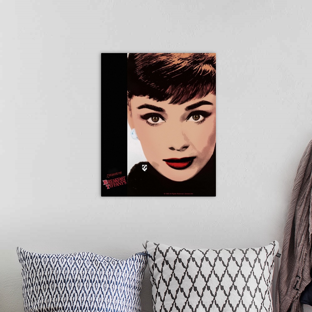 A bohemian room featuring Audrey Hepburn Beauty Shot