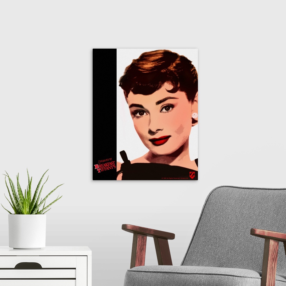 A modern room featuring Audrey Hepburn Beauty Shot2