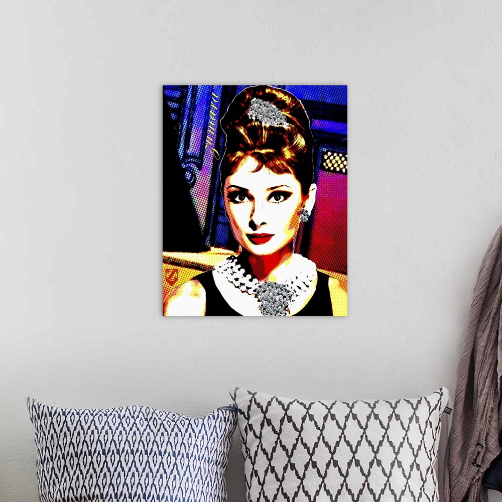A bohemian room featuring Audrey Hepburn Vienna Jewel2