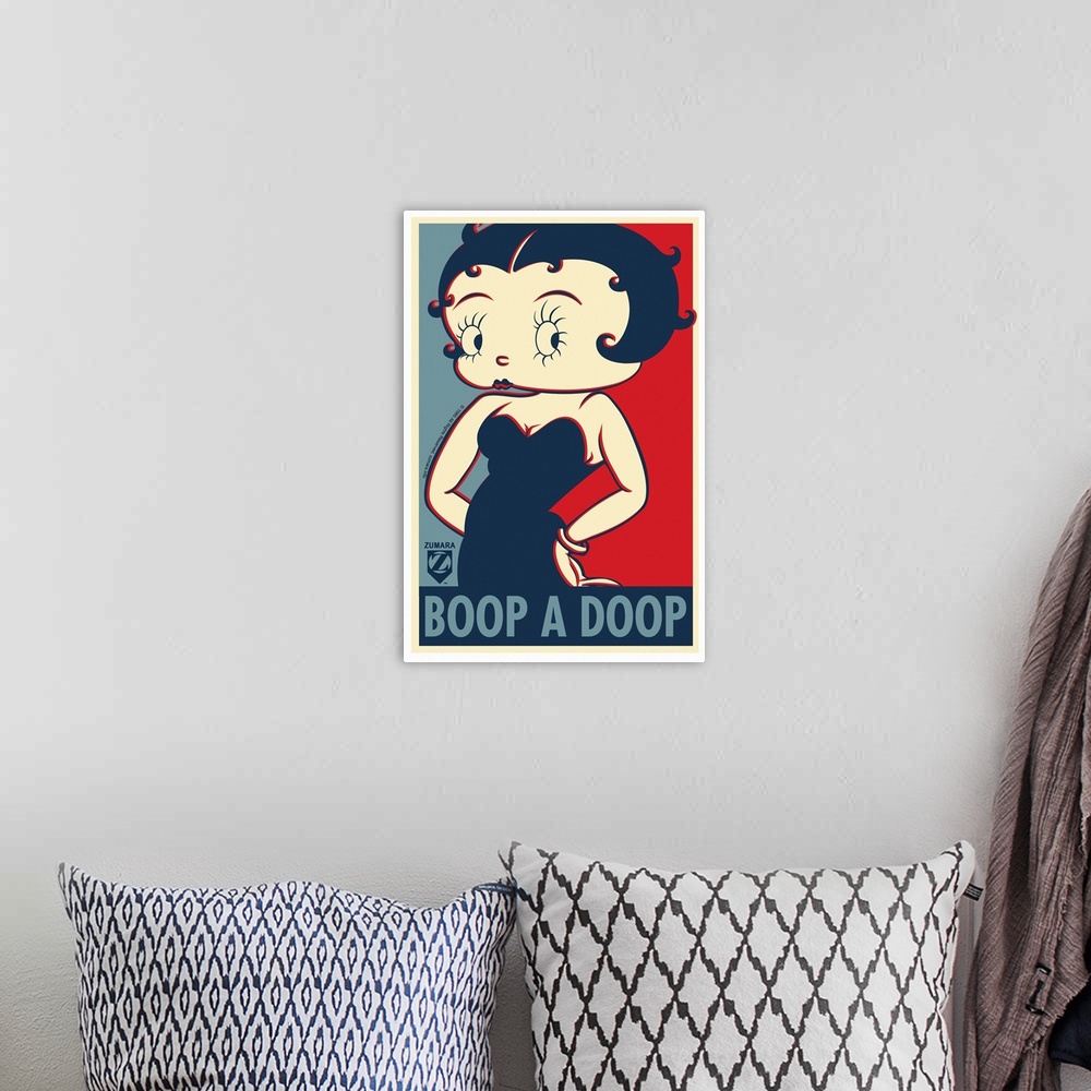 A bohemian room featuring Betty Boop