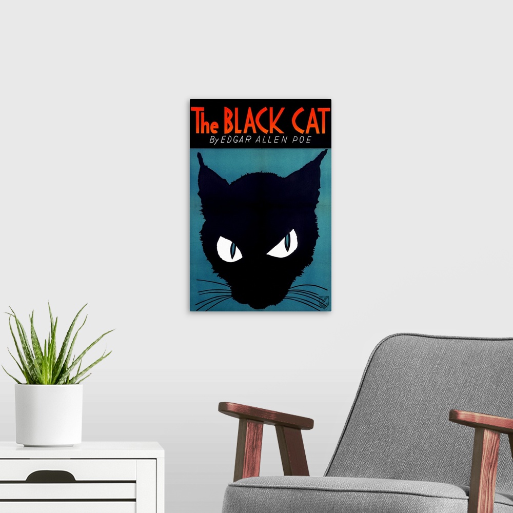 A modern room featuring Black Cat 1