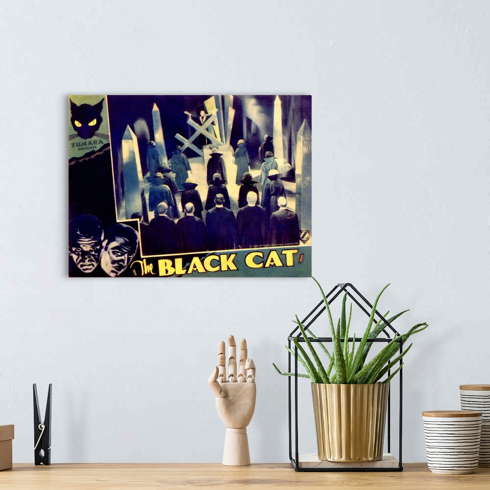 A bohemian room featuring Black Cat 2