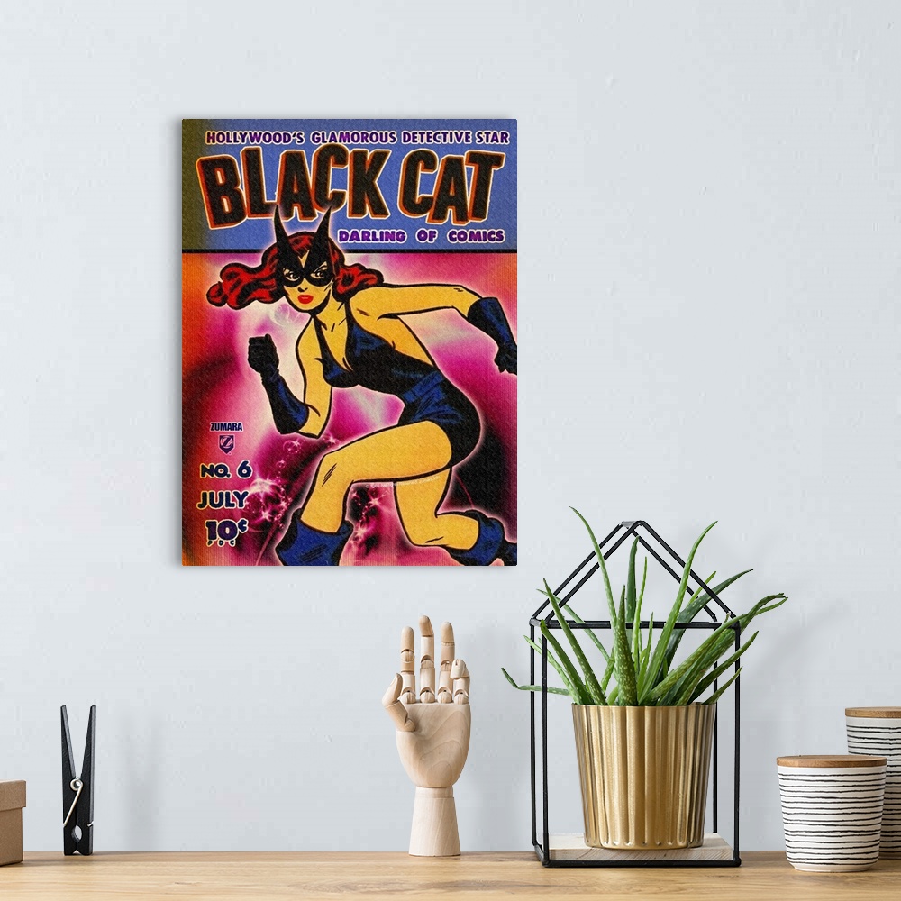 A bohemian room featuring Black Cat 6