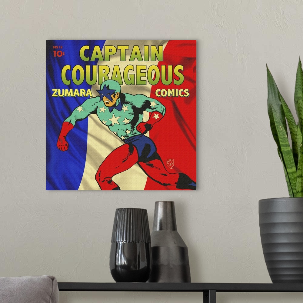 A modern room featuring Captain Courageous France