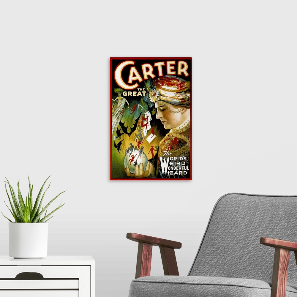 A modern room featuring Carter the Great