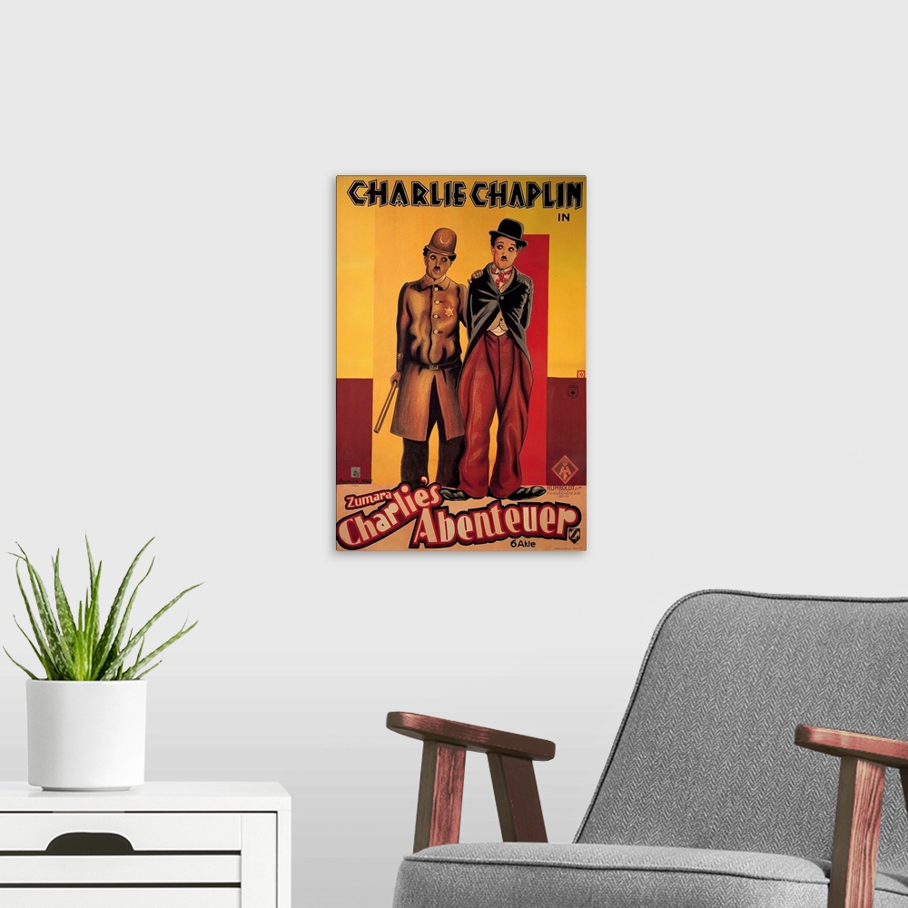A modern room featuring Charlie's Abenteuer