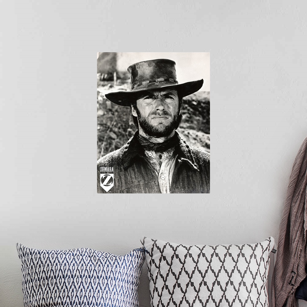 A bohemian room featuring Clint Eastwood B
