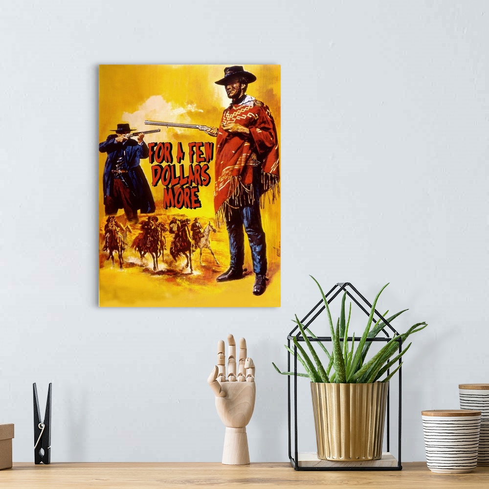 A bohemian room featuring Clint Eastwood For a few Dollars More 1
