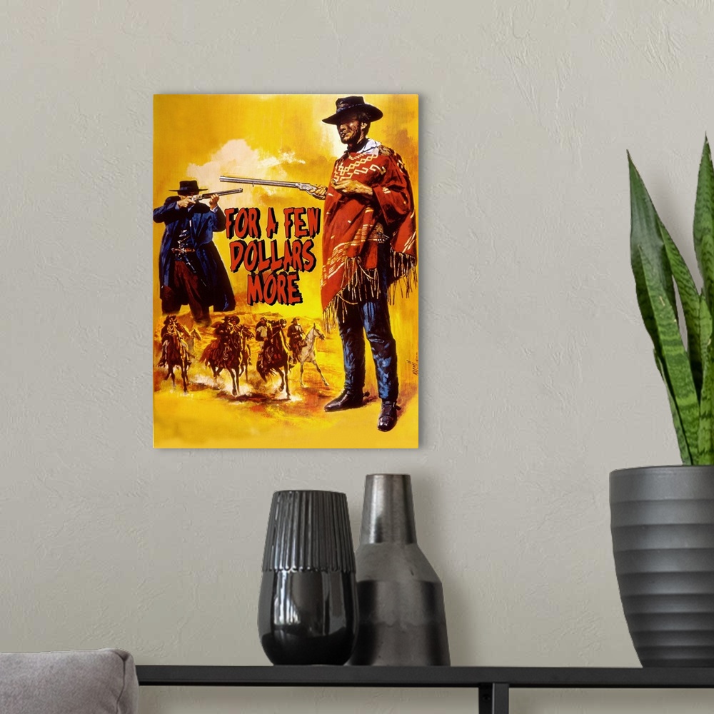 A modern room featuring Clint Eastwood For a few Dollars More 1