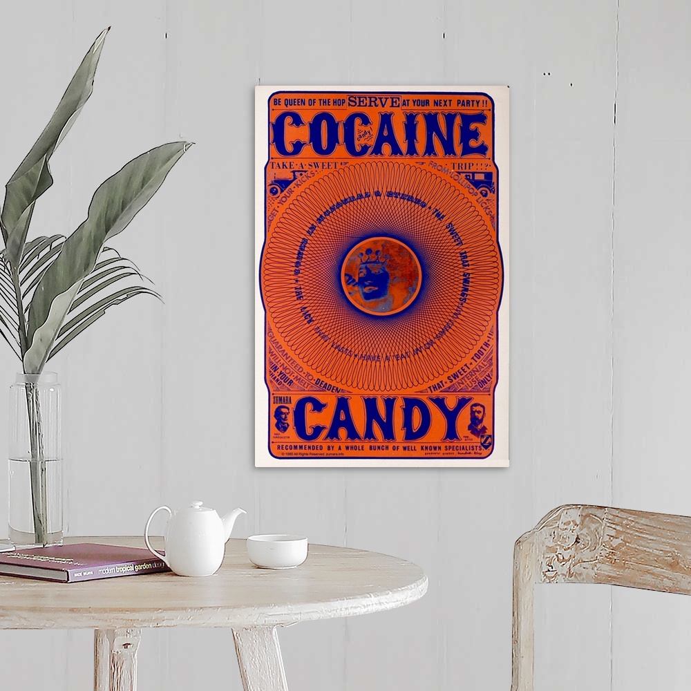 A farmhouse room featuring Cocaine Candy