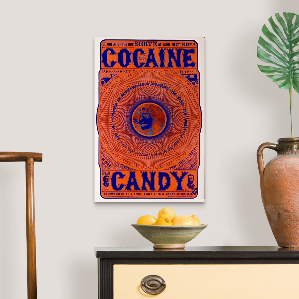 A traditional room featuring Cocaine Candy