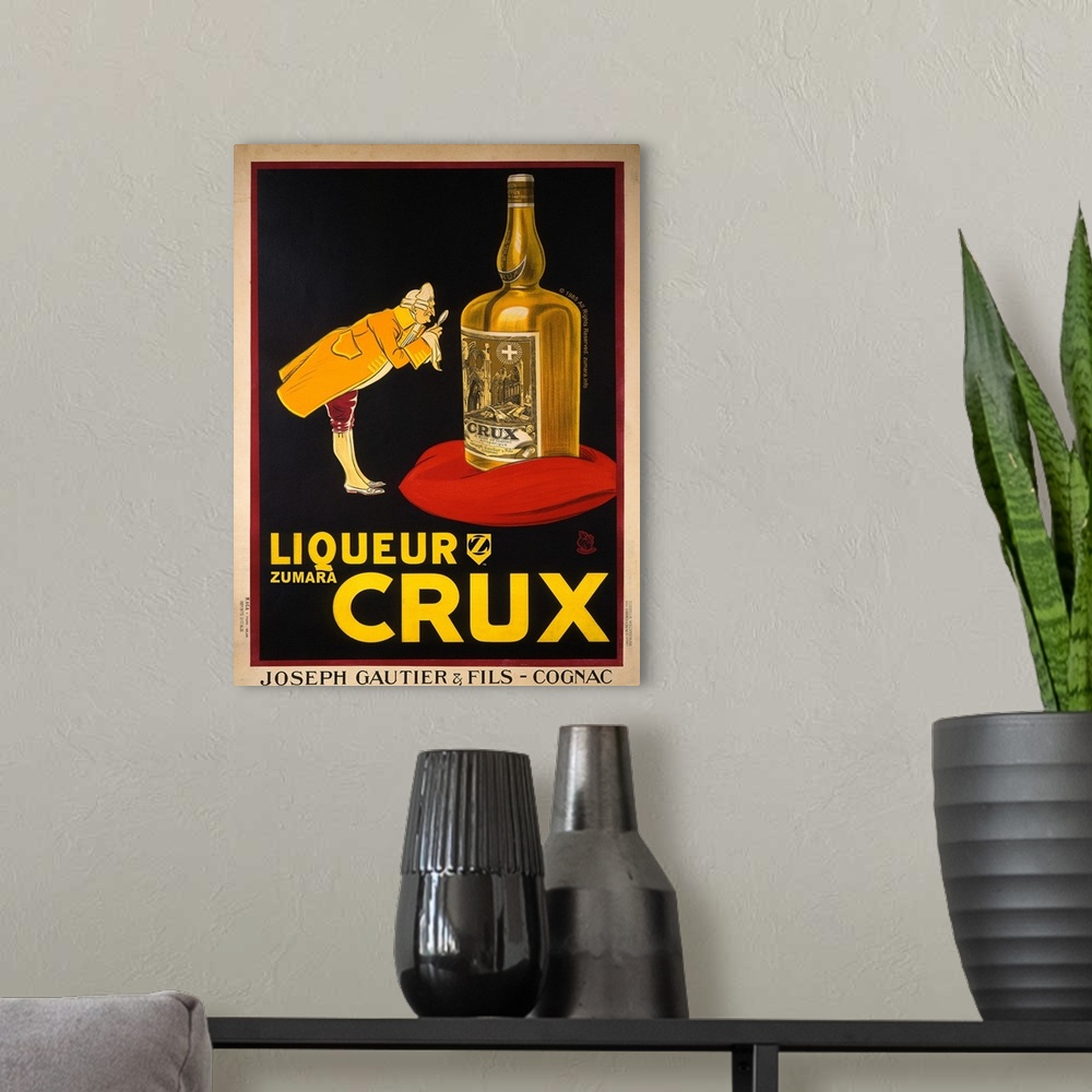 A modern room featuring Cognac Crux