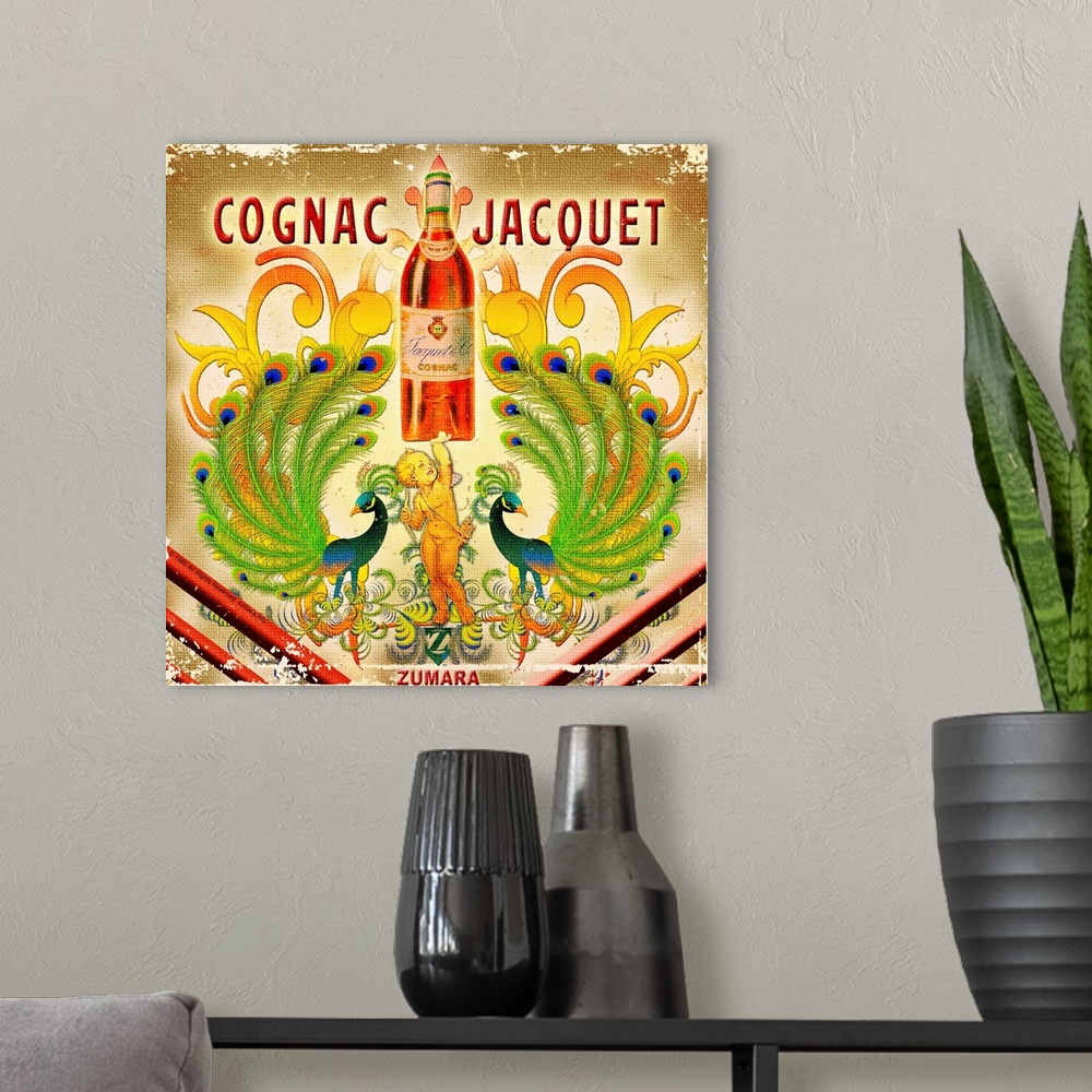 A modern room featuring Cognac Jacquet 2