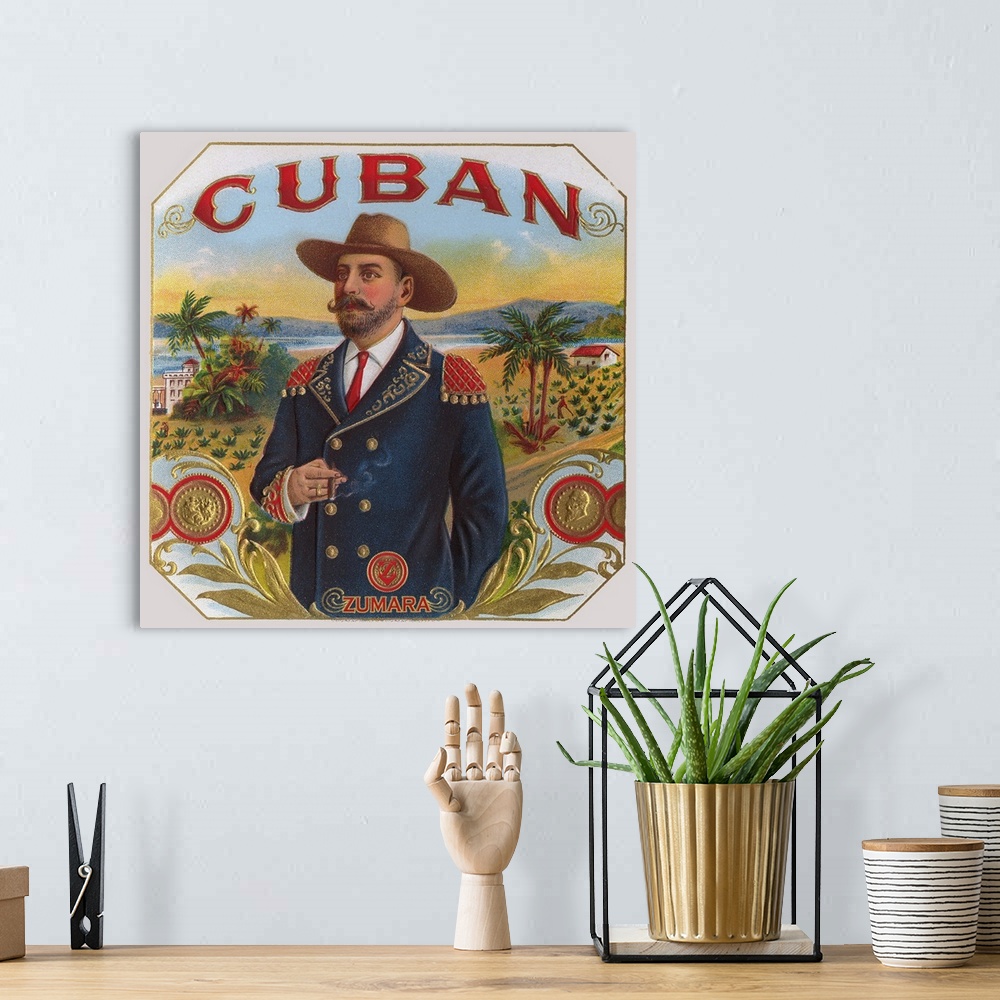 A bohemian room featuring Cuban Cigars